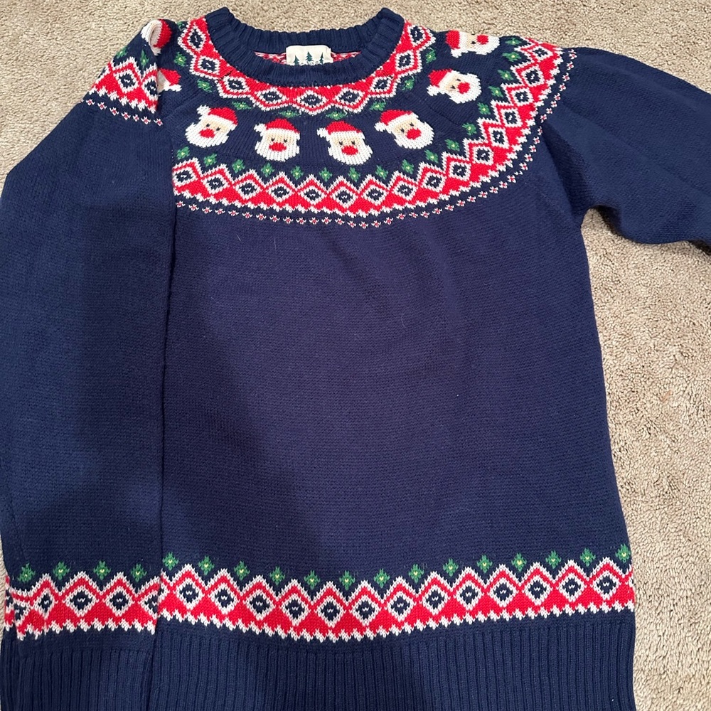 Kiel James Patrick Christmas Santa sweater L